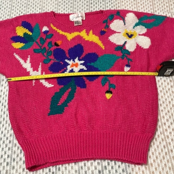 Vintage 80s Jaclyn Smith Knit Pink Sweater - Picture 14 of 16